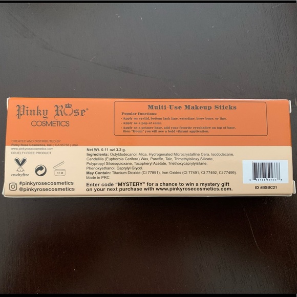 DUO HIP HOP & JAZZ BASE STICK by Pinky Rose Cosmetics NWT - Picture 4 of 7